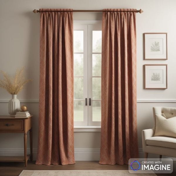Curtain Lengths Chart for rod curtains