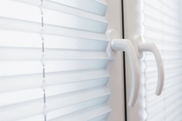 white Internal blinds
