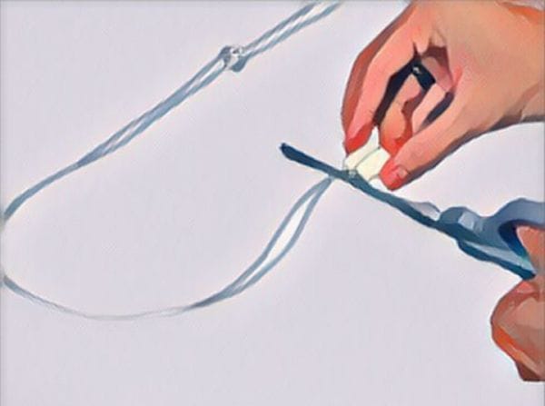 Scissors to Cut the String of Mini Blinds